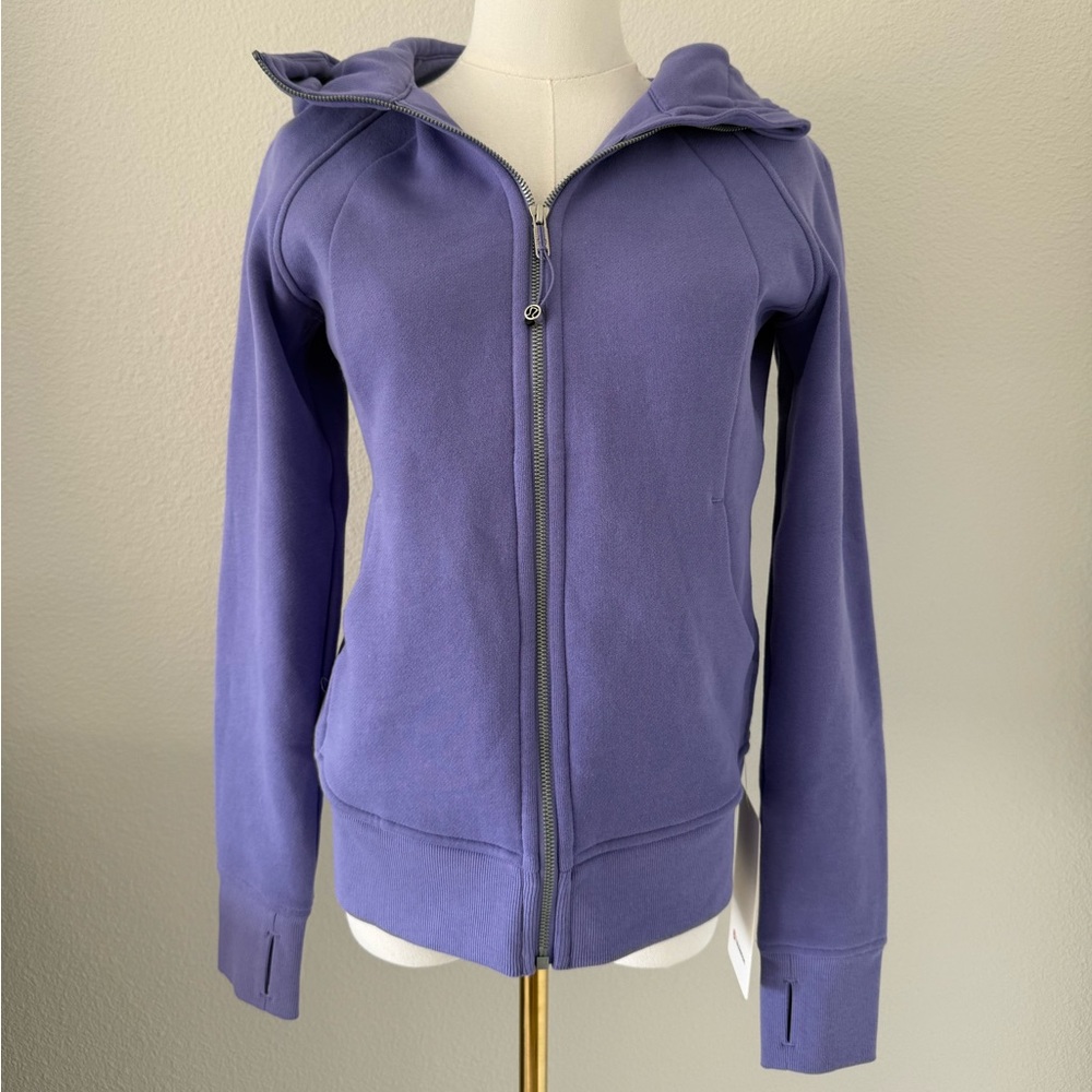 LULULEMON - Purple Zip Up Jacket/Hoodie - Size 6 - BRAND NEW WITH TAGS
